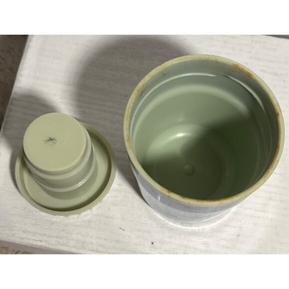 Vintage Stanley Aladdin Thermos With Brown Leather Carrying Case - Picture 14 of 16